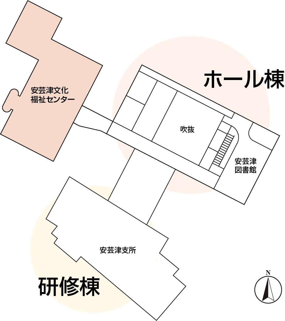 安芸津生涯学習センター2階地図